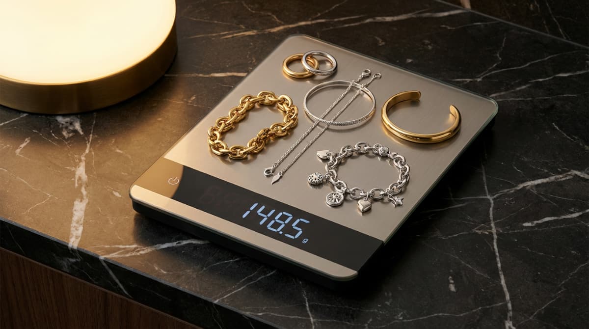 How to Calculate the Value of Gold and Silver Jewelry at Home